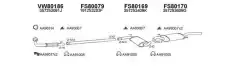 Система выпуска ОГ FS800145 FAURECIA