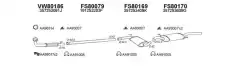 Система выпуска ОГ FS800145 FAURECIA