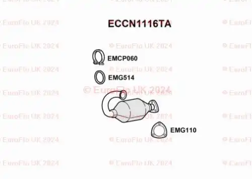 Катализатор ECCN1116TA EUROFLO