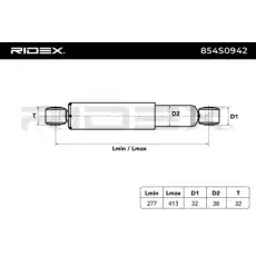 Амортизатор 854S0942 RIDEX
