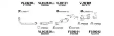 Система выпуска ОГ FS900129 FAURECIA