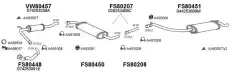 Система выпуска ОГ FS800213 FAURECIA
