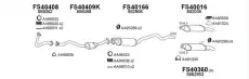 Система выпуска ОГ FS400022 FAURECIA