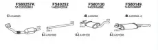 Система выпуска ОГ FS800226 FAURECIA