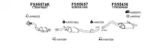 Система выпуска ОГ FS550534 FAURECIA