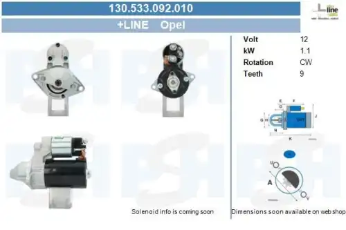 Стартер CV PSH 130.533.092.010