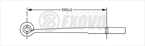 лист рессоры 1-й 28263-1E EXOVO