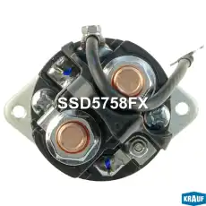 втягивающее реле стартера !24v D64\CASE, CATERPILLAR SSD5758FX KRAUF