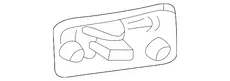 HANDLE,RR S/D O/S(INCLS 44) 15742233 CHEVROLET