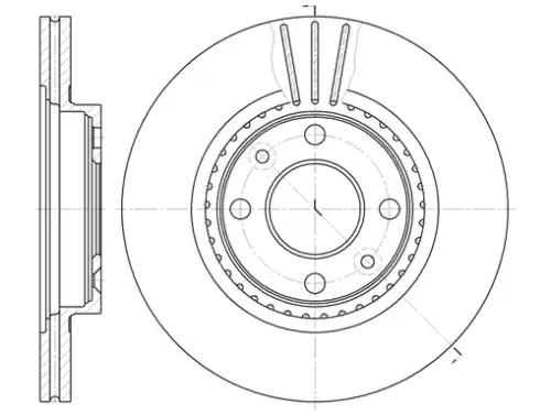 Тормозной диск NB012550V04F NEW BLOX