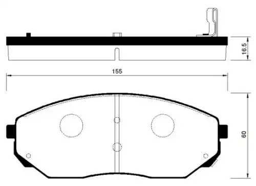 Тормозные колодки FBP4159 FI.BA