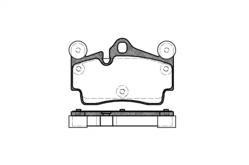 Тормозные колодки NB23694A00 NEW BLOX