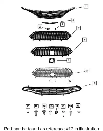 6WR86XXXAA ДЕТАЛЬ CHRYSLER