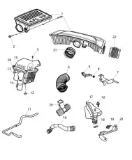 Фильтр воздушный CHRYSLER 05018777AC