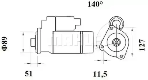 Стартер KNECHT MS769