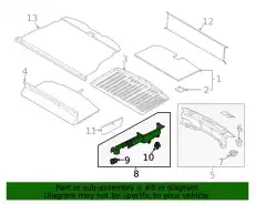 PANEL - TRIM LB5Z7831113AD FORD