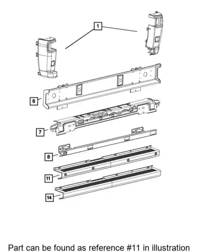 REAR 5RP27JXWAC CHRYSLER