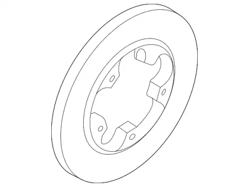 Тормозной диск FORD LK4Z1125C