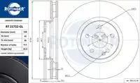 Тормозной диск ROTINGER RT 21722-GL