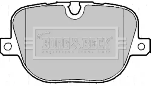 Тормозные колодки дисковые BORG&BECK BBP2215
