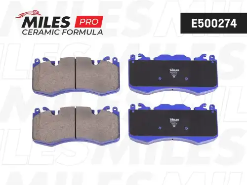 Тормозные колодки дисковые передняя ось MILES E500274