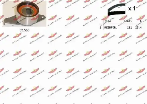 Комплект ремня ГРМ 04.5378 AUTOKIT