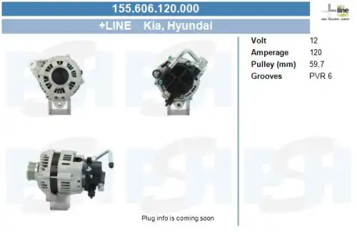 Генератор CV PSH 155.606.120.000