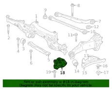 33326896991 Кронштейн продольного рычага BMW