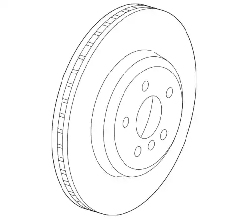 Тормозной диск BMW 34106898732