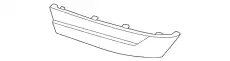 Bumper trim, 51128081641 BMW