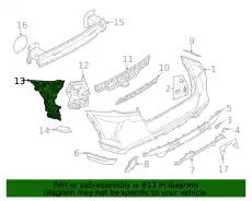 Mount, bumpe 51128075213 BMW