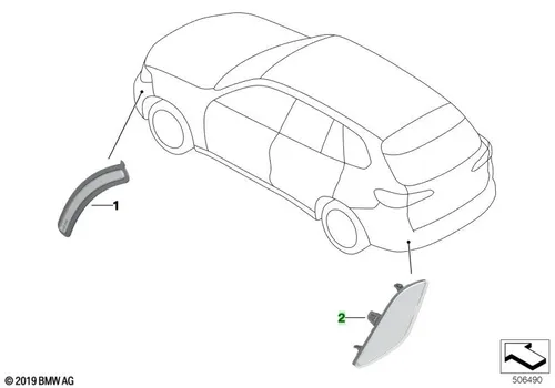 Катафот (световозвращатель) BMW 63148091976
