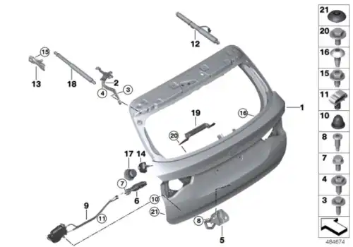 spindle drive, right !Right \BMW 51 24 9 482 795