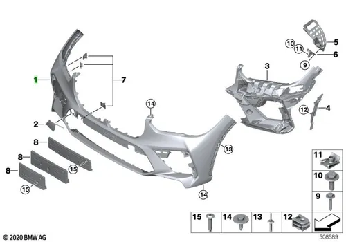 51118081546 Aэpoд.пaкeт performance пд гpyнт. BMW