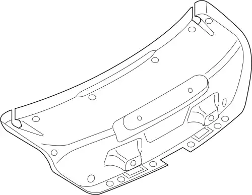 Trunk lid tr 51497477422 BMW