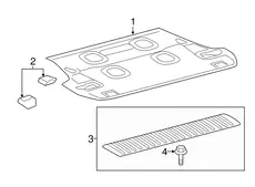 Коврик в багажник TOYOTA / LEXUS 5857060C81C0