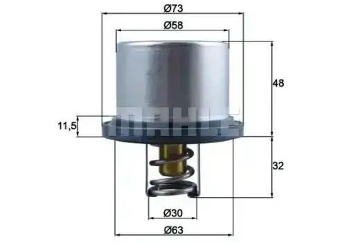 Термостат системы охлаждения KNECHT THD580