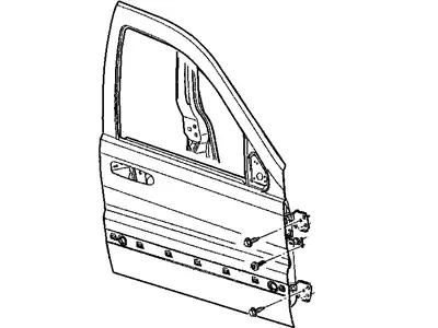 ДВЕРЬ ПЕРЕДНЯЯ ЛЕВАЯ 68044609AA CHRYSLER