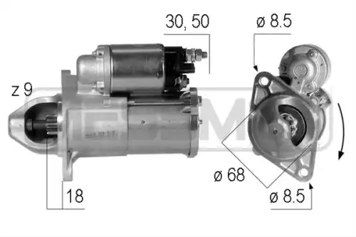 Стартер MESSMER 220609A