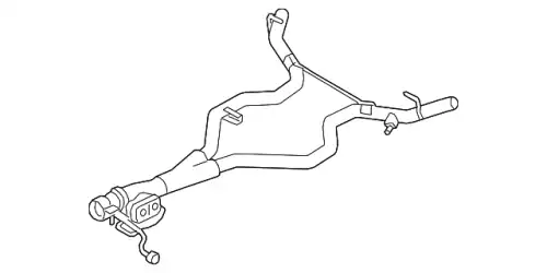 MUFFLER - CENTER LR126079 LAND ROVER