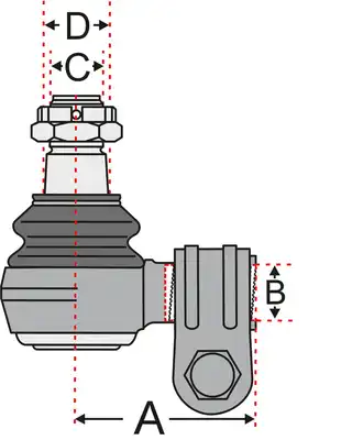 Рулевой наконечник JURATEK JSS2506A