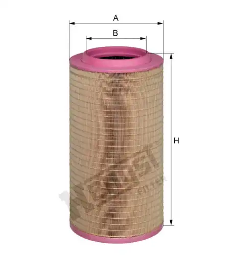 Фильтр воздушный HENGST E1660L