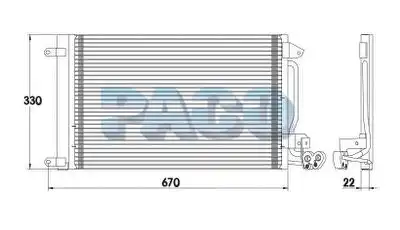 Конденсатор, кондиционер PL5273 PACO