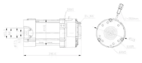 Электродвигатель MM 444 MAHLE