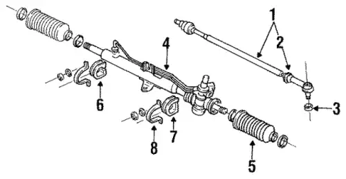 Рулевая тяга VAG 155 422 803