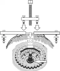Центрирующий инструмент, сцепление 6718 LASER TOOLS