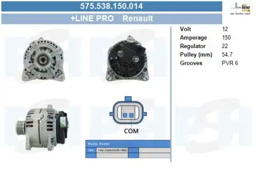 Генератор CV PSH 575.538.150.014