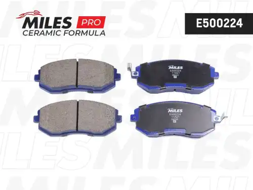 Тормозные колодки дисковые передняя ось MILES E500224