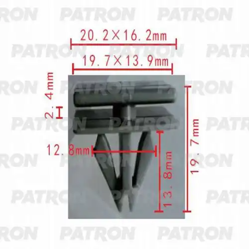 370405 Клипса пластмассовая P370405 PATRON