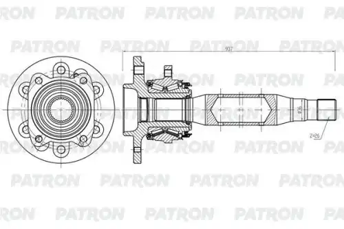 Полуось PDS0564 PATRON